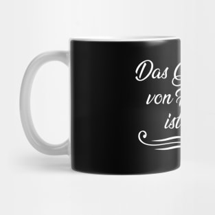 Das Geheimnis von Freiheit ist Mut Demo Mug